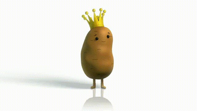 Imagens e Gifs animados de batatas