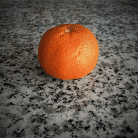 Gifs animados de mexerica/tangerina