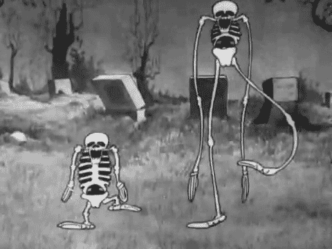 Gifs de esqueleto dançando