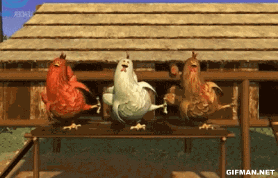 Gifs de galinha dançando
