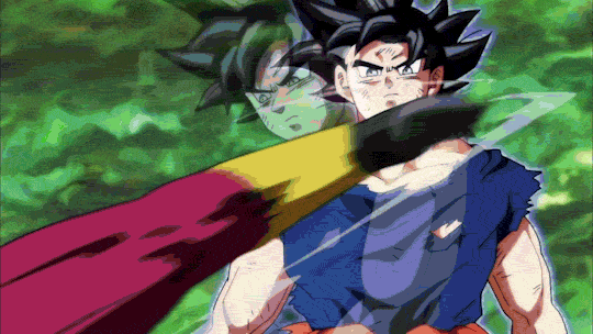 Imagens e gifs do Goku vs Kefla