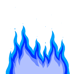 Gifs de fogo azul