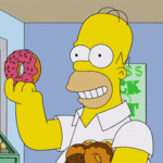 Gifs do Homer Simpson comendo donut