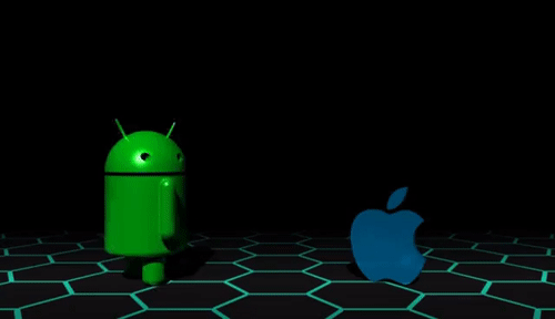 Gifs de apple vs android 