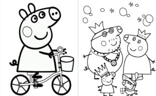 Desenhos da Peppa pig para colorir