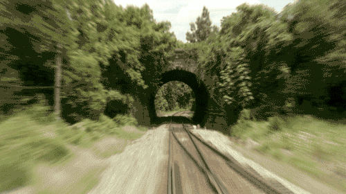 Gifs de túnel de Trem