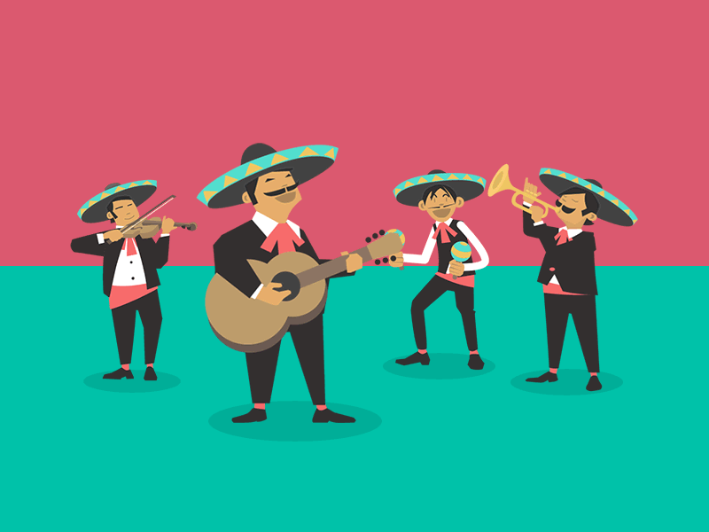 Gifs animados mariachis mexicanos