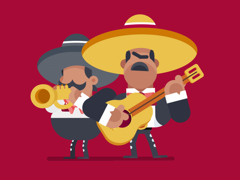 Gifs animados mariachis mexicanos