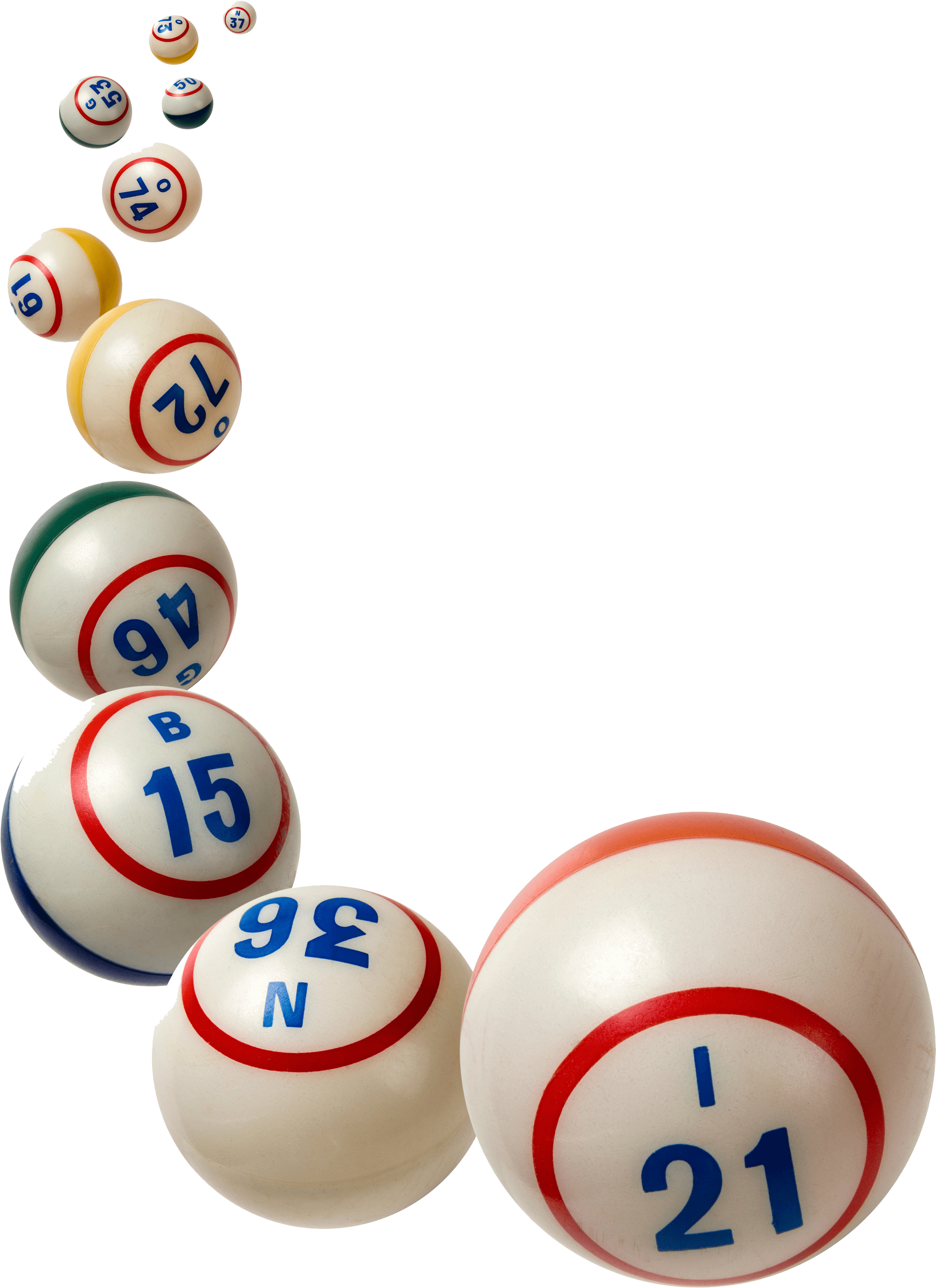 Imagens de bolas de bingo png