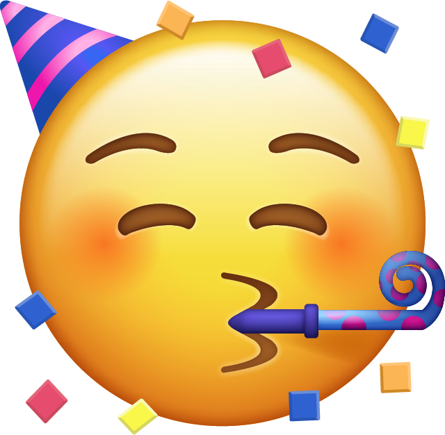 Imagens de emoji aniversario png