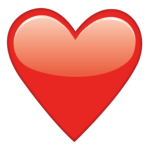 Imagens de emoji coração png