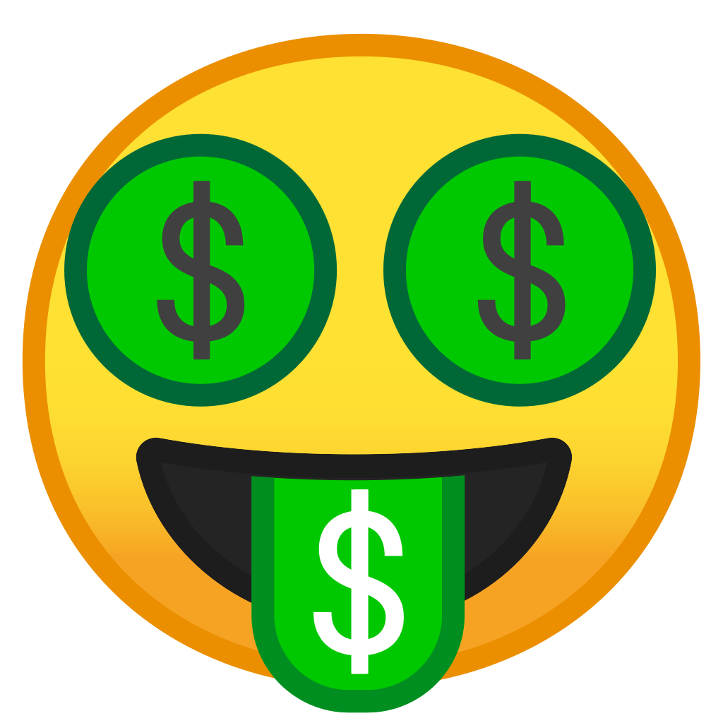 Imagens de emoji dinheiro png