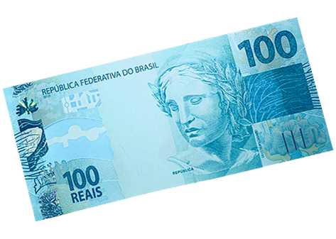 Imagens de notas de 100 reais png