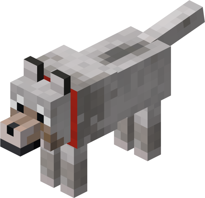 Imagens de cachorro minecraft png
