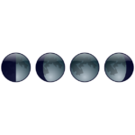 Imagens das fases da lua png